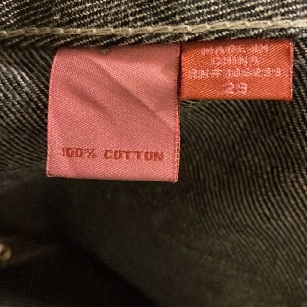 HOST Pick🍀 𝅺KOPHERHOUSE Pink Piping Inside Outside Reversed Style Unique Jeans - Picture 5 of 7